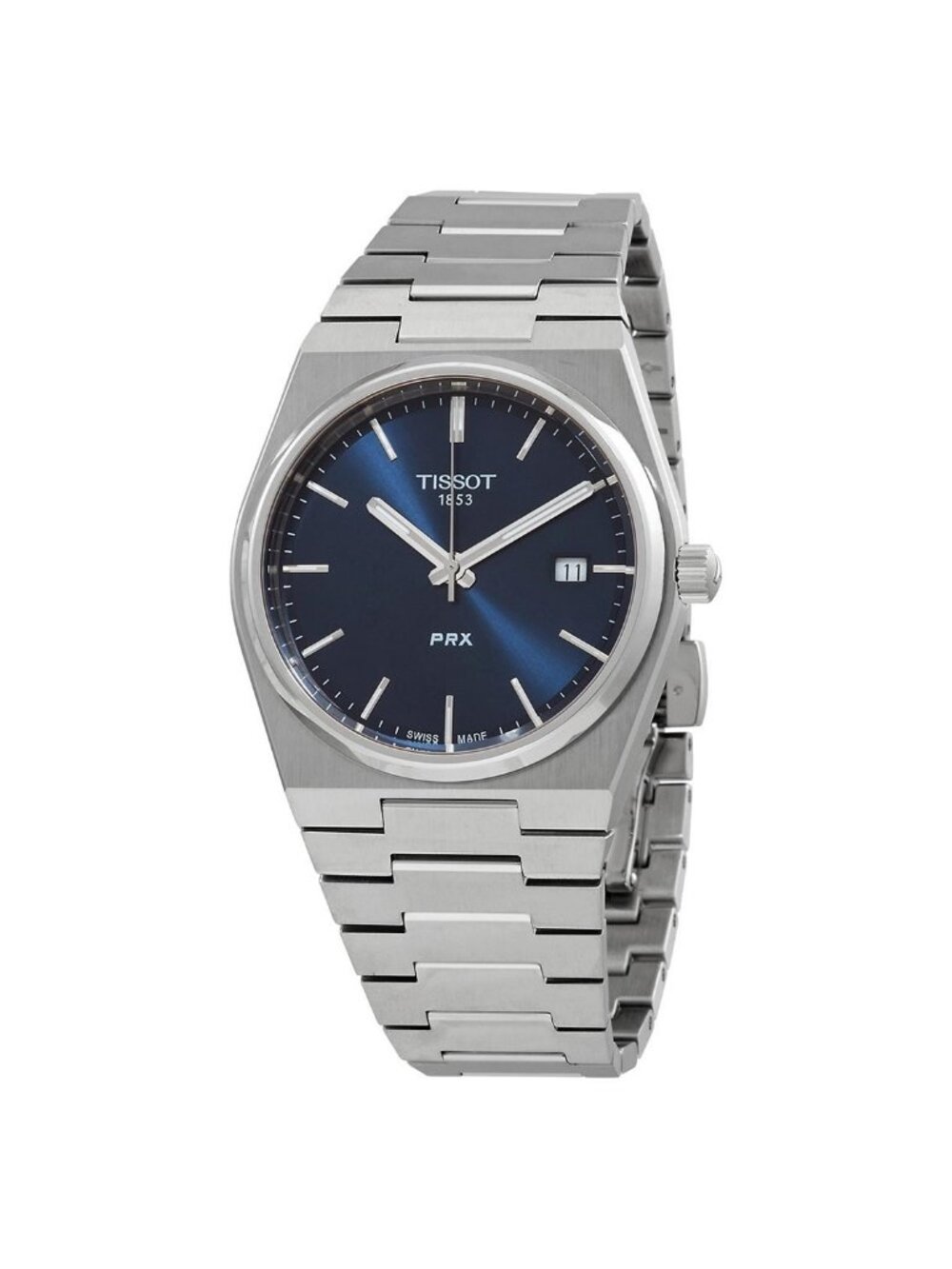 NWT Tissot PRX Quartz Blue Dial Men's Watch